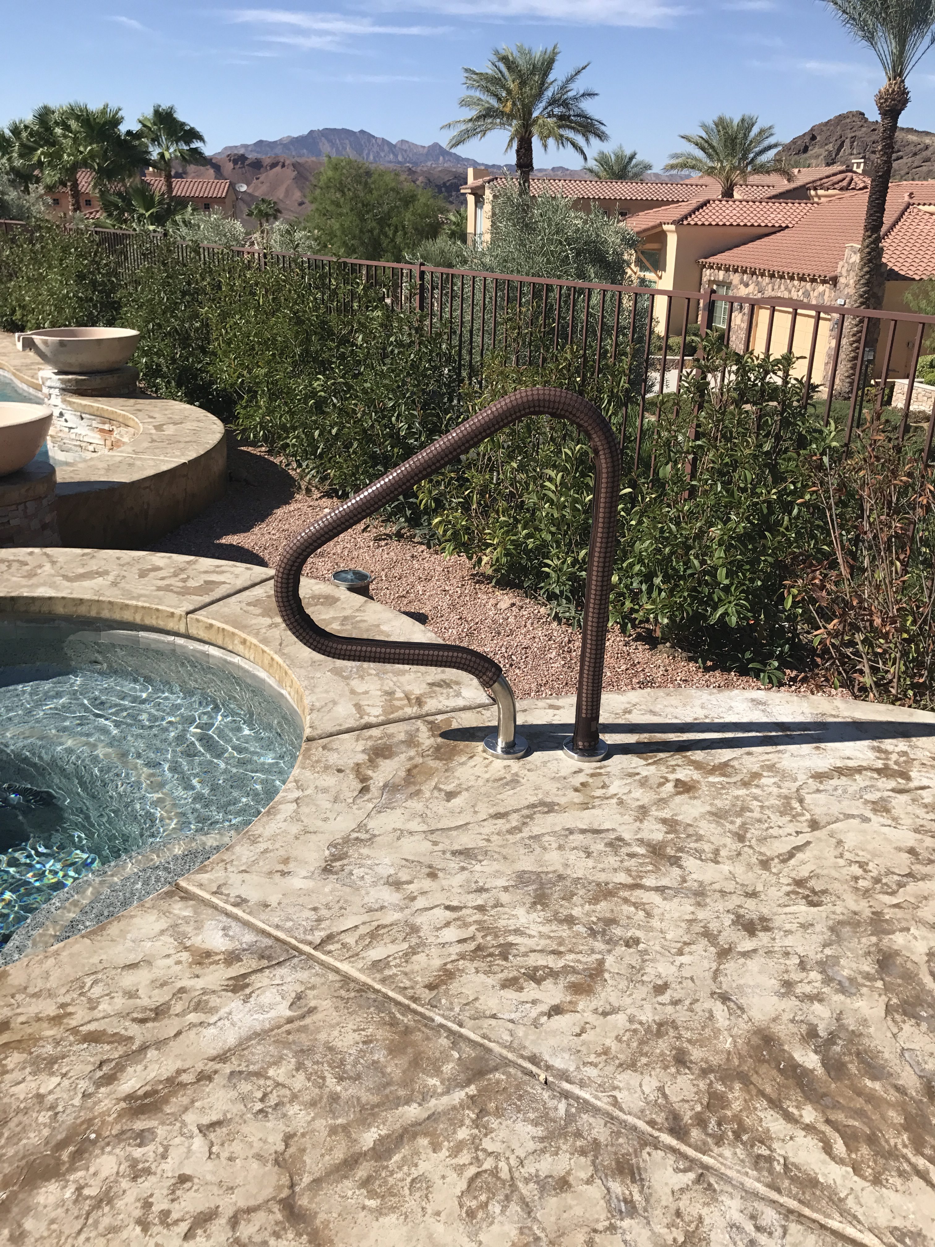 After Handrail Installation - With Handrail Cover